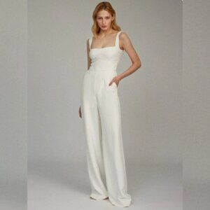 SALONI Rachel Ivory Jumpsuit
